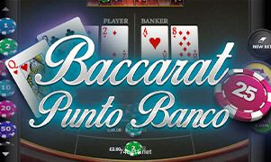 Imagem oficial do jogo Baccarat Punto Banco no 74bet